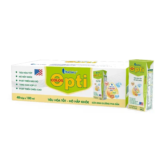 Colos Opti Vitadairy 180ml - Sữa bột pha sẵn hỗ trợ tiêu hoá tốt