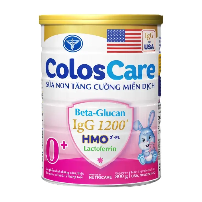 ColosCare 0+ Nutricare 400g - Sữa non tăng cường miễn dịch