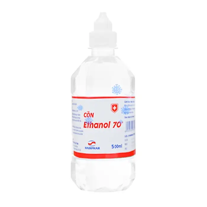 Cồn Ethanol 70° Hadiphar 500ml