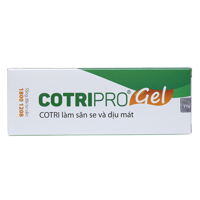 Cotripro gel, Hộp 25gr dùng cho người bệnh trĩ