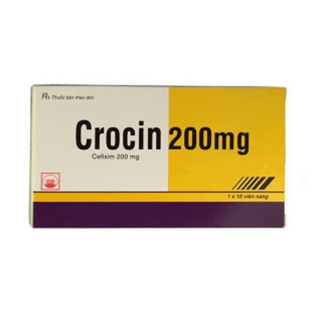 Thuốc kháng sinh PMP Crocin 200