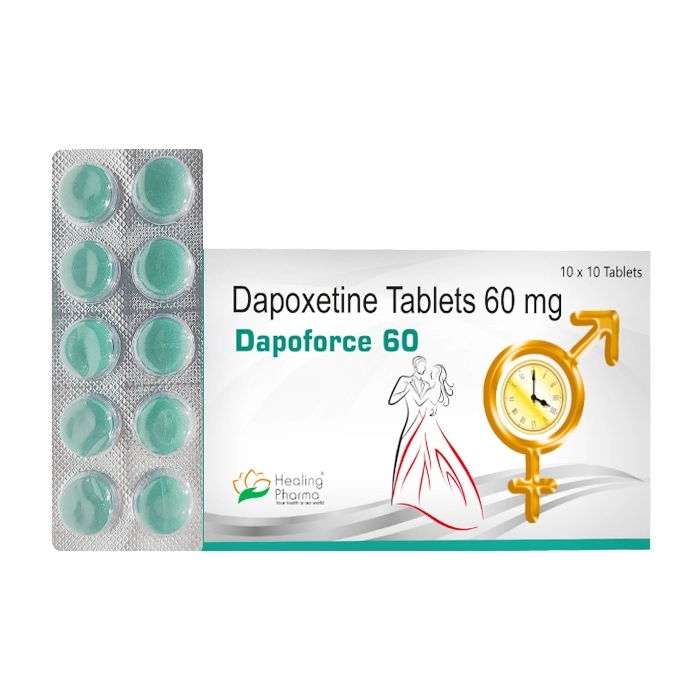 Dapoforce 60mg Healing Pharma 10 vỉ x 10 viên - Trị rối loạn cường dương