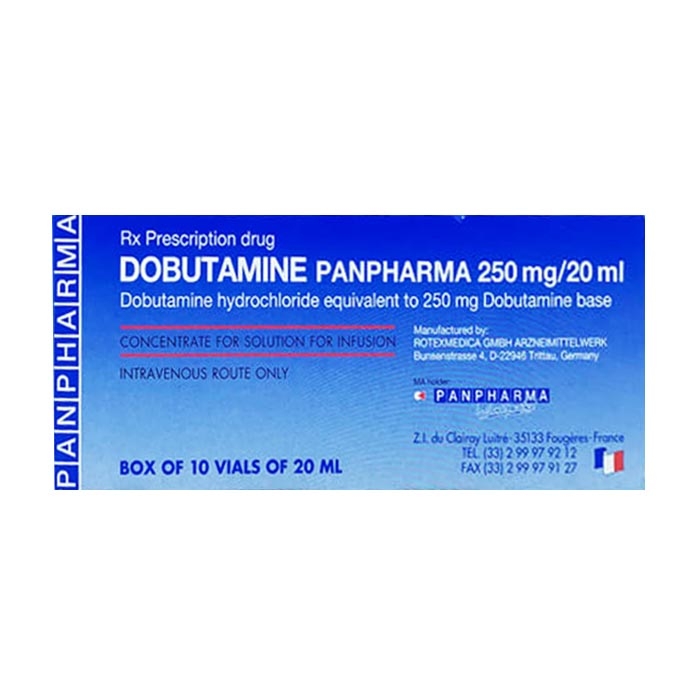 Dobutamin Panpharma 250mg/20ml 10 ống x 20ml
