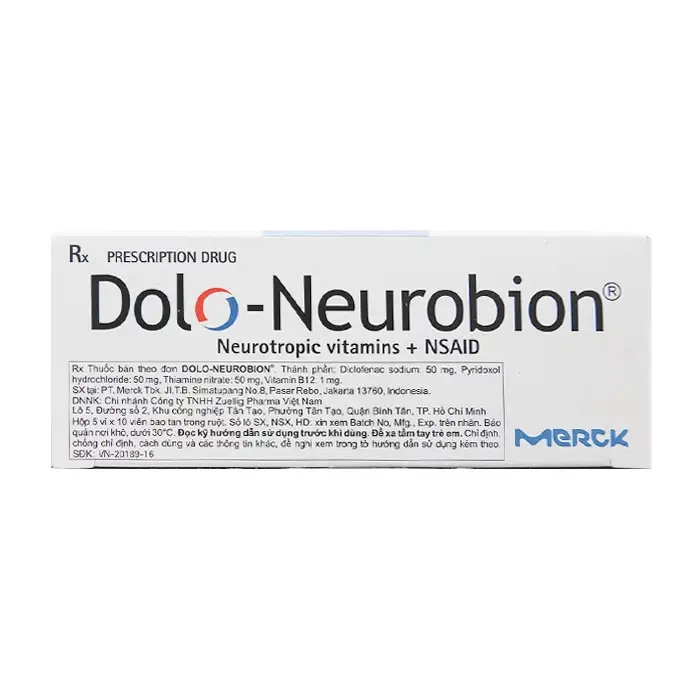 Dolo-Neurobion Merck 5 vỉ x 10 viên
