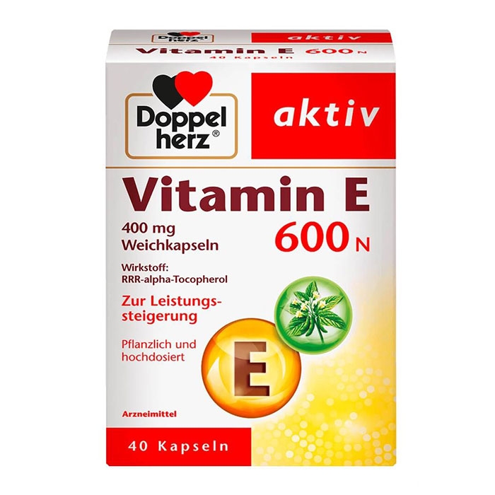 Vitamin E 600N Doppelherz, Hộp 40 viên  //