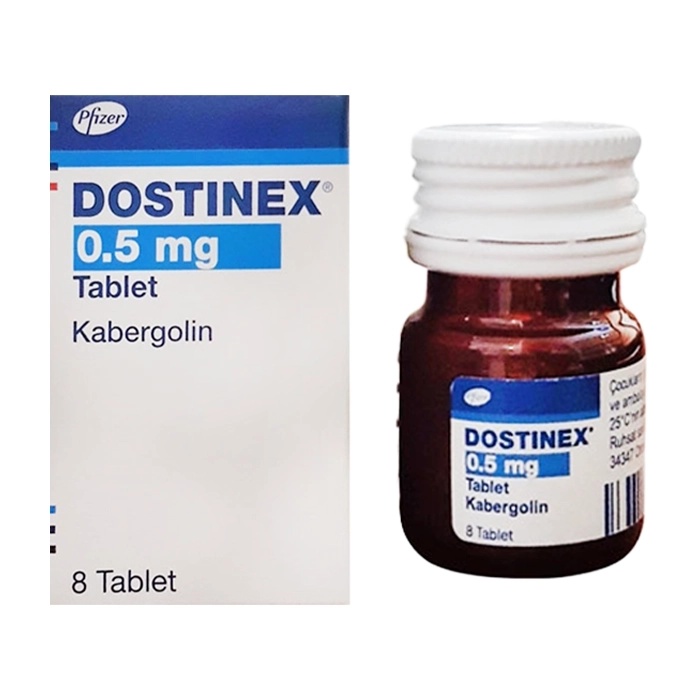 Dostinex 0.5mg Pfizer 8 viên - Trị tình trạng rối loạn bài tiết prolactin