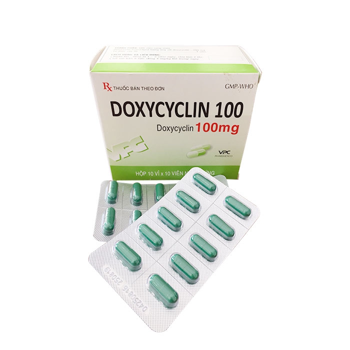 VPC Doxycyclin 100mg, Hộp 100 viên