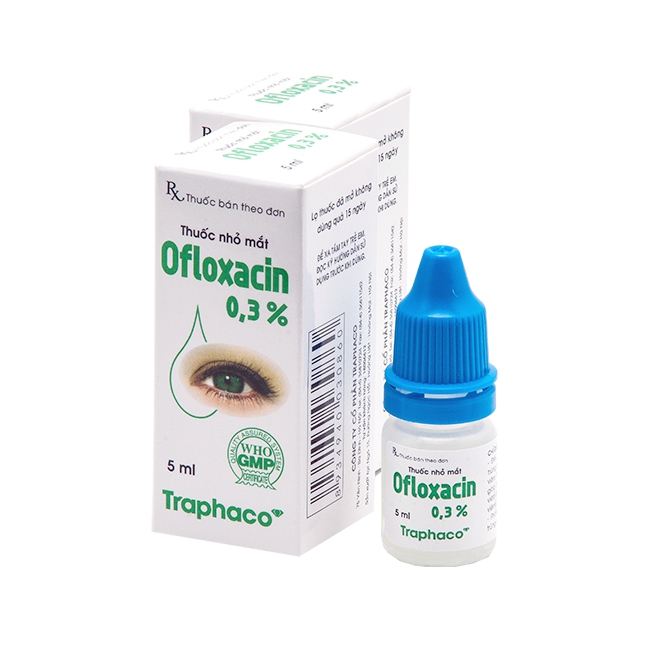 Thuốc nhỏ mắt Traphaco Ofloxacin 3%