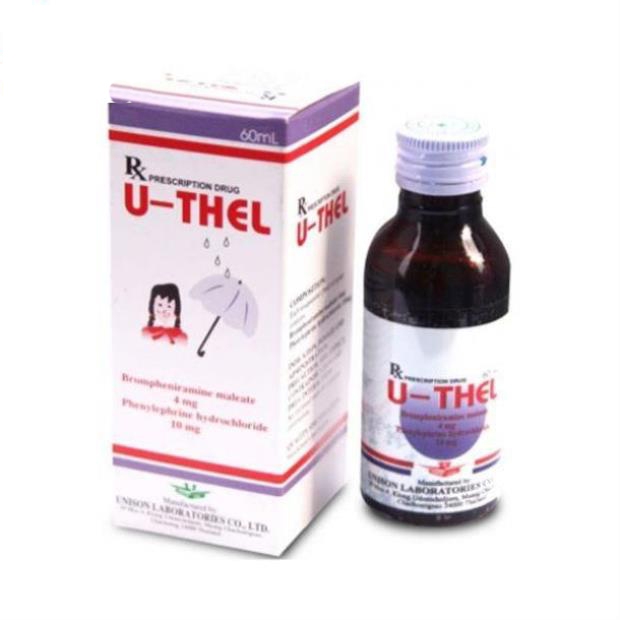 Dung dịch uống U-Thel Syrup, Chai 60ml