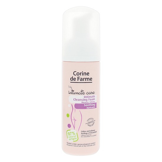 Dung dịch vệ sinh phụ nữ Corine De Farme Intimate Cleansing Foam Soothing 150ml