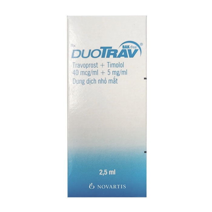 DuoTrav Novartis 2.5ml