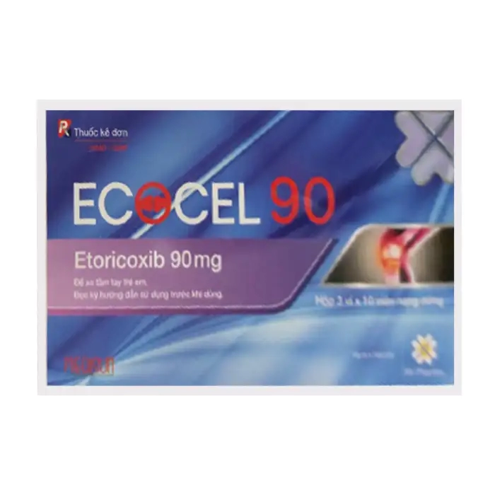 Ecocel 90mg MV Pharma 3 vỉ x 10 viên