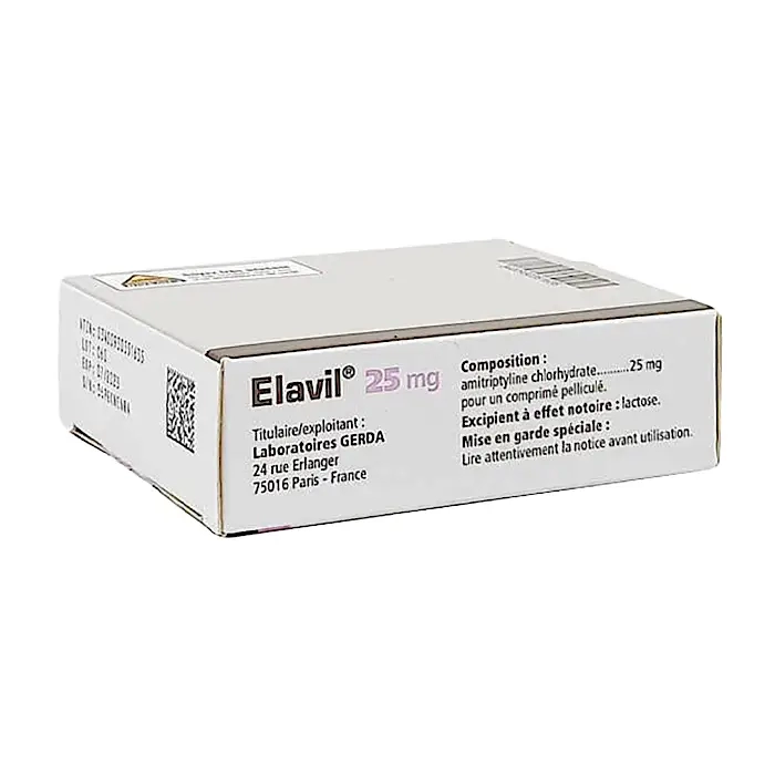 Elavil 25mg 3 vỉ x 20 viên – Thuốc chống trầm cảm