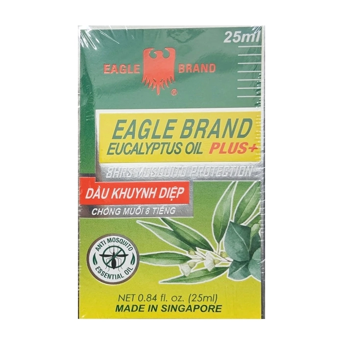 Eucalyptus Oil Plus+ Eagle Brand 25ml - Dầu khuynh diệp con ó