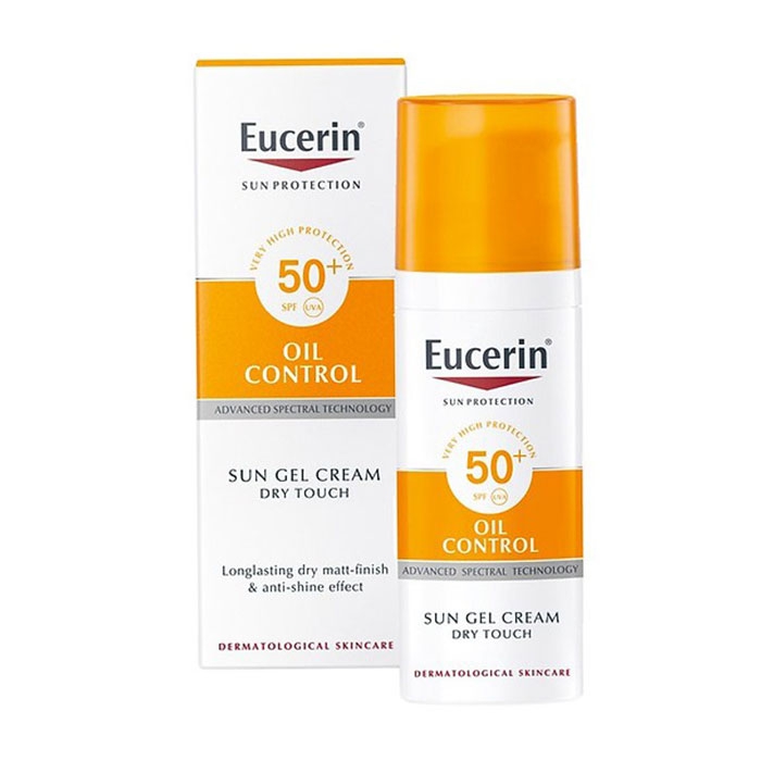 Kem chống nắng kiểm soát nhờn cho da dầu Eucerin Sun Gel-Creme Oil Control Dry Touch SPF 50 50 ml