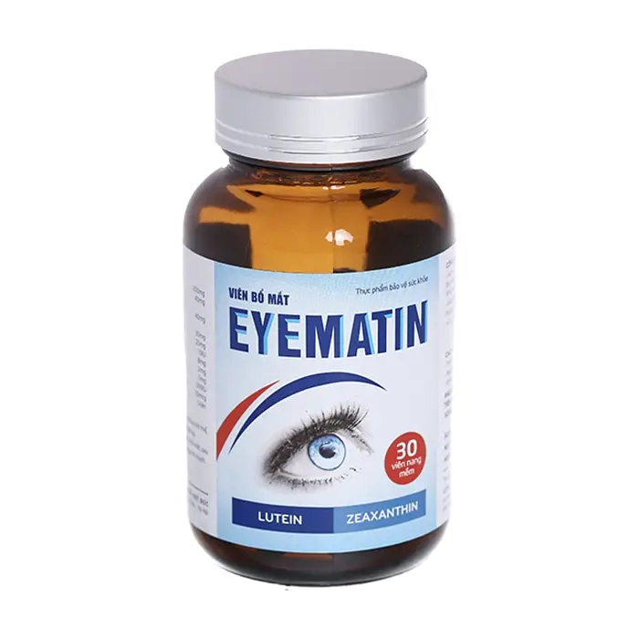 Eyematin Meracine 30 viên – Hỗ trợ giảm cận thị, viễn thị, nhức mỏi mắt, khô mắt