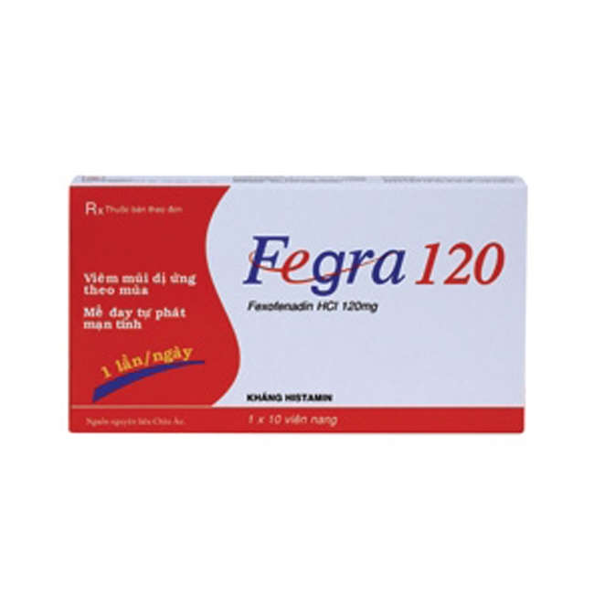 FEGRA 120mg - Fexofenadin HCl 120mg
