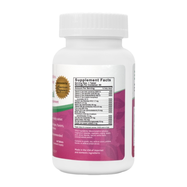 Fairhaven Health Peapod Prenatal Multivitamin Supplement, 60 Viên