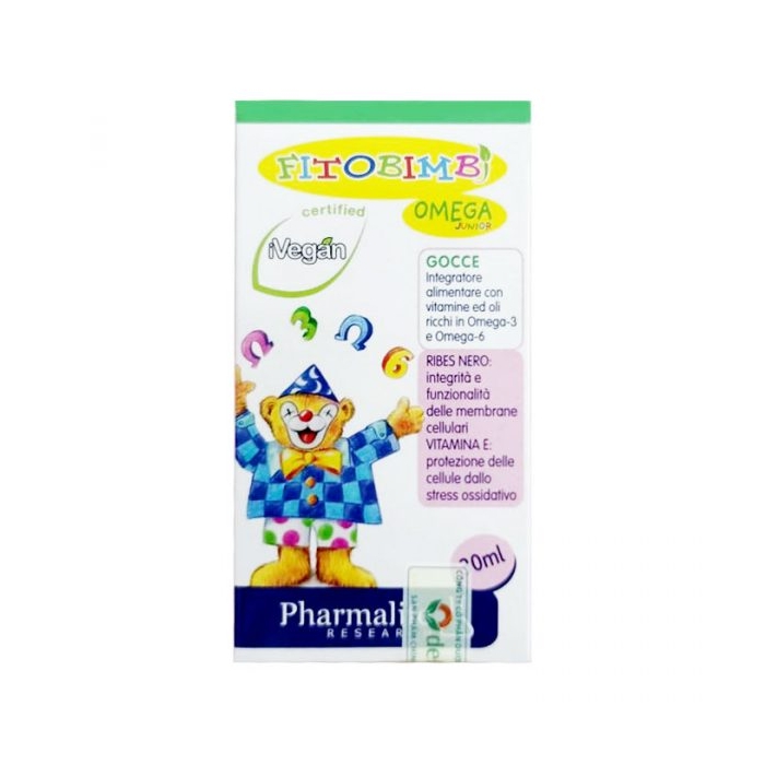 Fitobimbi Omega Junior Pharmalife 30ml - Siro bổ não cho trẻ