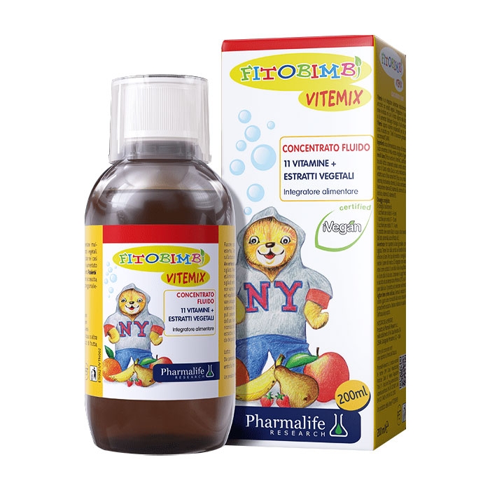 Fitobimbi Vitemix Pharmalife 200ml - Siro bổ sung vitamin và khoáng chất