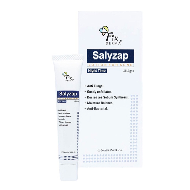 Fixderma Salyzap Lotion For Acne 20ml giúp giảm mụn