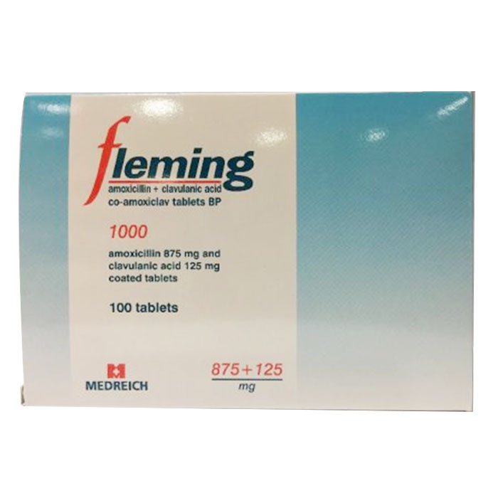 Thuốc Fleming 1000mg, Hộp 100 viên