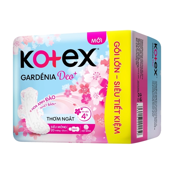 Gardenia Deo+ Kotex 20 miếng (có cánh)