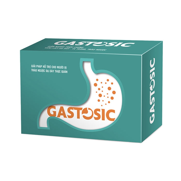 Tpbvsk Gastosic giải pháp hỗ trợ cho người bị trào ngược dạ dày thực quản, Hộp 30 viên
