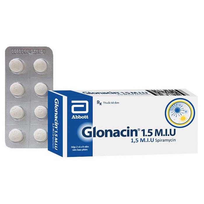 Thuốc kháng sinh Abbott Glonacin 1.5 M.I.U | Hộp 16 viên
