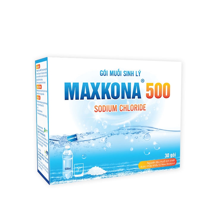 Gói muối sinh lý Lafon Maxkona 500 30 gói