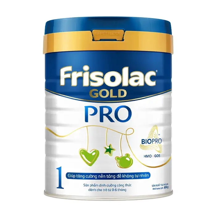 Gold Pro 1 Frisolac 800g - Hỗ trợ miễn dịch, tăng trưởng