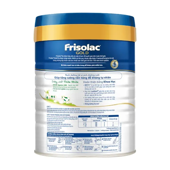 Gold Pro 2 Frisolac 800g - Tăng cường miễn dịch