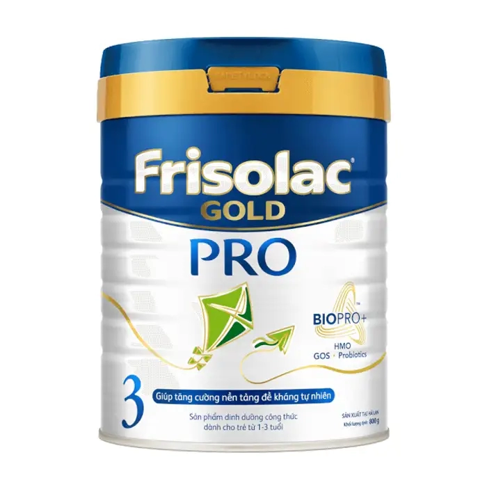 Gold Pro 3 Frisolac 800g - Hỗ trợ miễn dịch, tăng trưởng