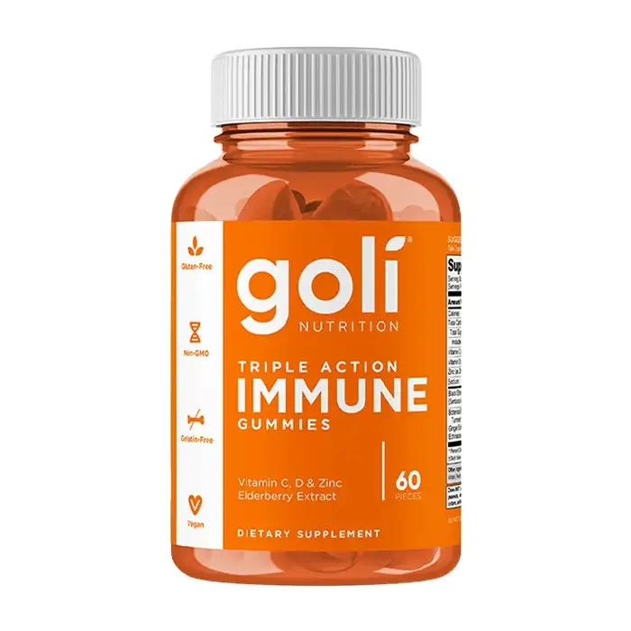 Goli Nutrition Triple Action Immune Gummies 60 viên - Tăng cường hệ miễn dịch