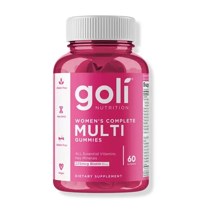 Goli Nutrition Women's Complete Multi Gummies 60 viên - Kẹo dẻo vitamin tổng hợp cho phụ nữ