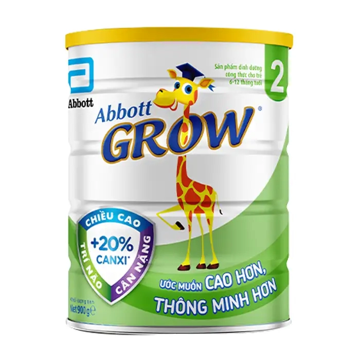 Grow 2 Abbott 400g - Hỗ trợ phát triển xương, răng
