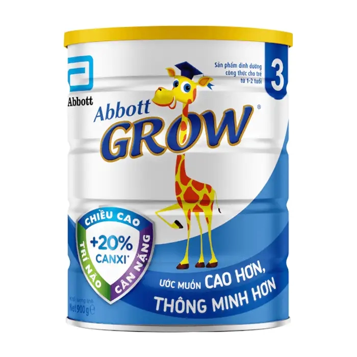Grow 3 Abbott 400g - Hỗ trợ phát triển xương, răng