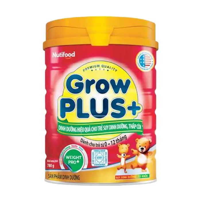 Grow Plus + Nutifood 350g - Sữa suy dinh dưỡng thấp còi cho trẻ