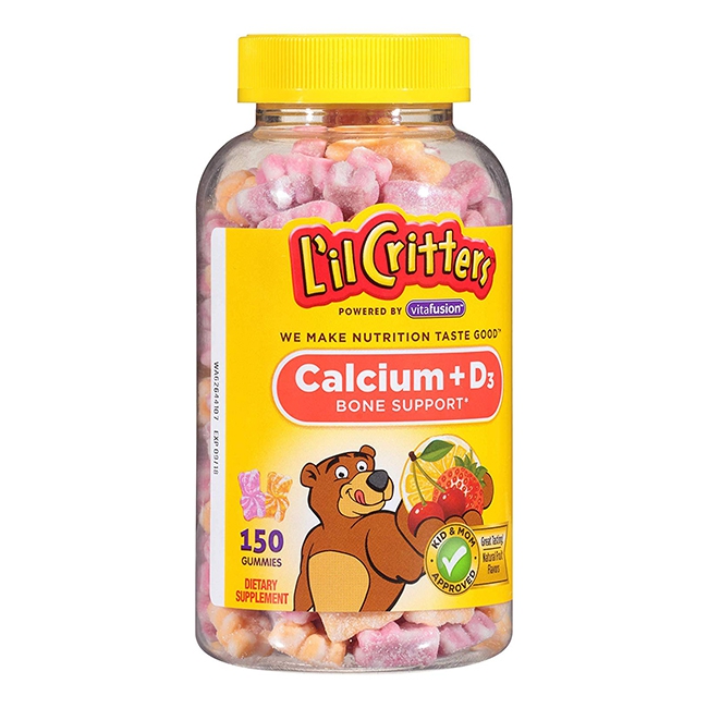 L’il Critters Gummy Calcium Vitamin D3 | Chai 150 viên