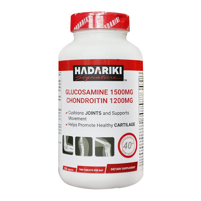 Hadariki Glucosamine 1500mg Chondroitin 1200mg tăng cường sức khỏe xương khớp (New)