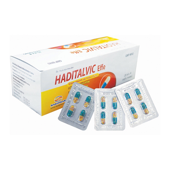 Thuốc kháng viêm Haditalvic Effe - Paracetamol 325 mg