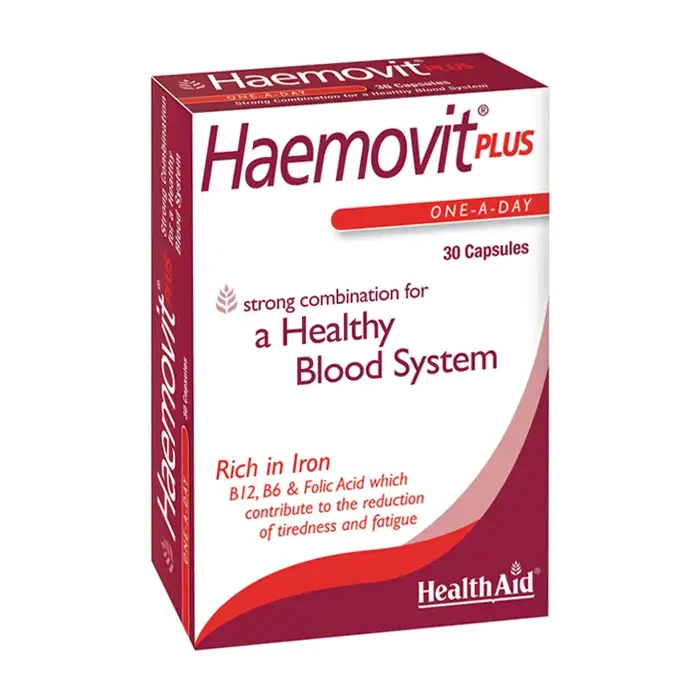 Haemovit Plus Healthaid 2 vỉ x 15 viên - Viên uống bổ máu