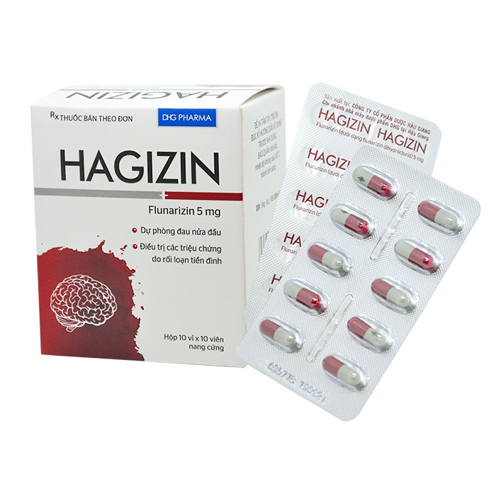 Thuốc DHG Hagizin 5mg, Hộp 100 viên