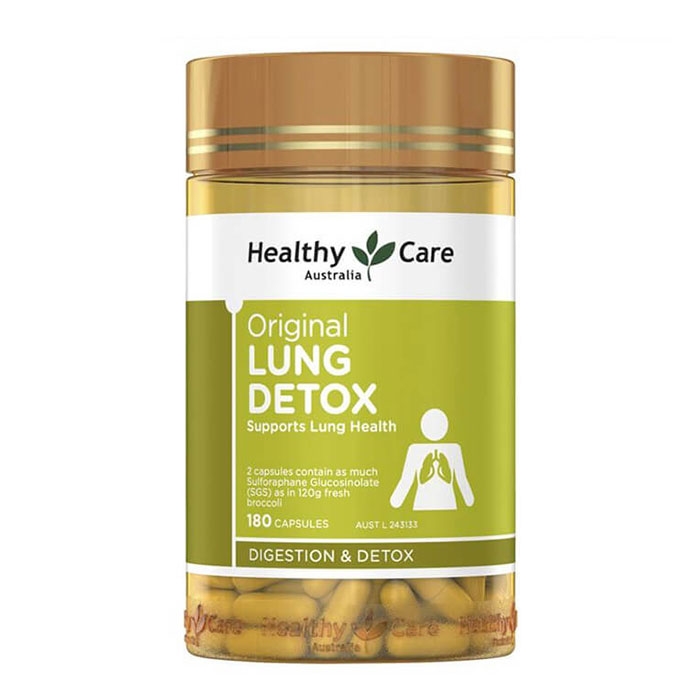 Healthy Care Original Lung Detox hỗ trợ giải độc phổi