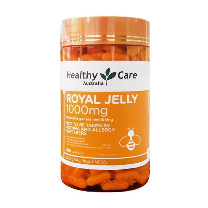 Sữa Ong Chúa Úc Healthy Care Royal Jelly 1000mg
