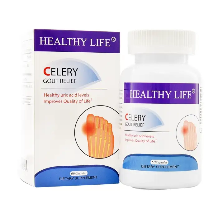 Healthy Life Celery Gout Relief Nature Gift 60 viên - Viên uống hỗ trợ gout