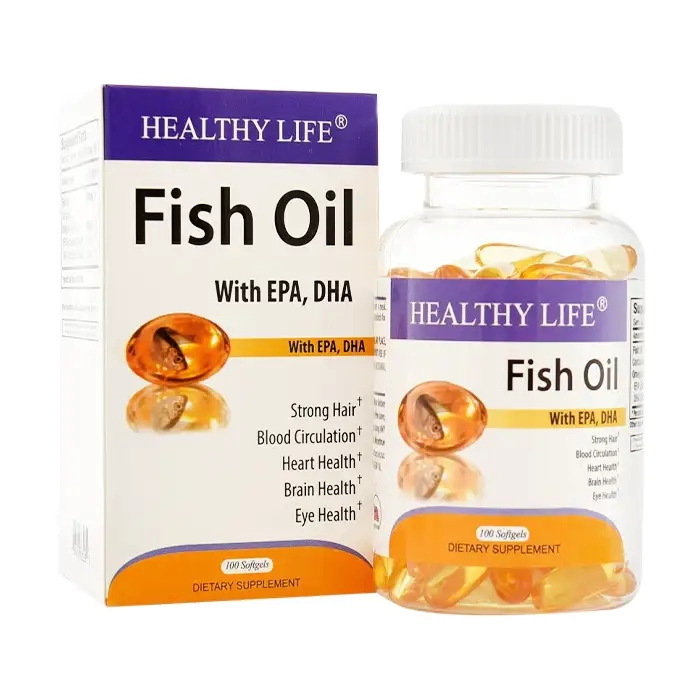 Healthy Life Fish Oil Nature Gift 100 viên - Viên uống bổ sung Omega 3