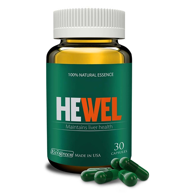 Hewel giúp tăng khả năng giải độc, bảo vệ gan , Hộp 30 viên