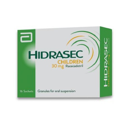 HIDRASEC 30mg Children điều trị tiêu chảy cấp tính ở trẻ sơ sinh, trẻ em