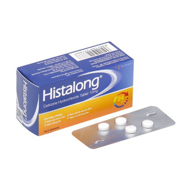 Thuốc Histalong 10mg, Hộp 20 viên
